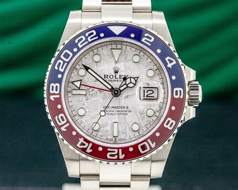 rolex gmt white face|gmt white gold price.